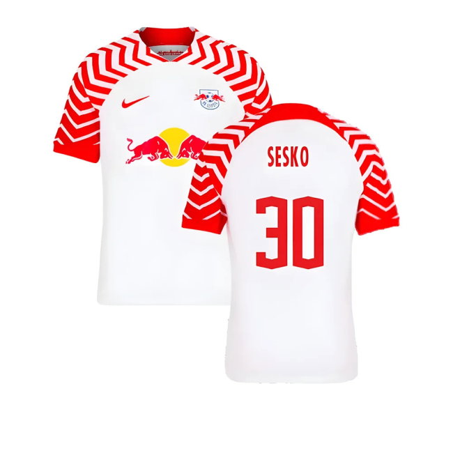 2023-2024 Red Bull Leipzig Home Shirt (Sesko 30)-SoccerKits Hub | Buy Soccer Jerseys Online