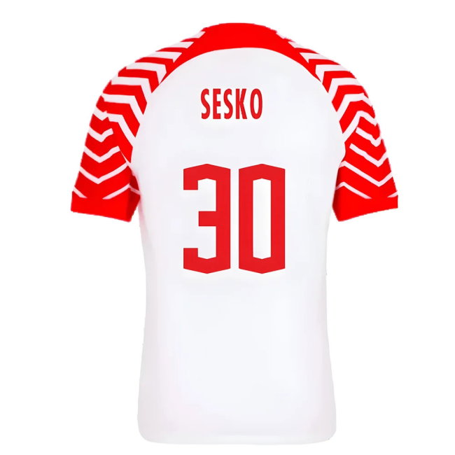 2023-2024 Red Bull Leipzig Home Shirt (Sesko 30)-SoccerKits Hub | Buy Soccer Jerseys Online