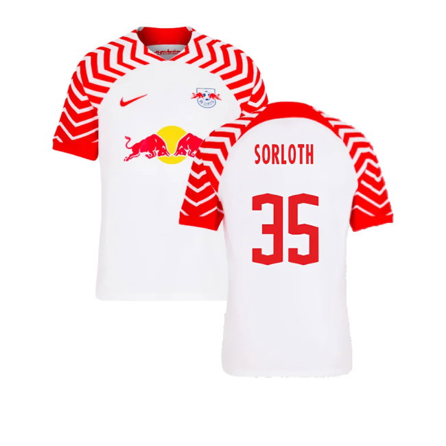 2023-2024 Red Bull Leipzig Home Shirt (Sorloth 35)-SoccerKits Hub | Buy Soccer Jerseys Online