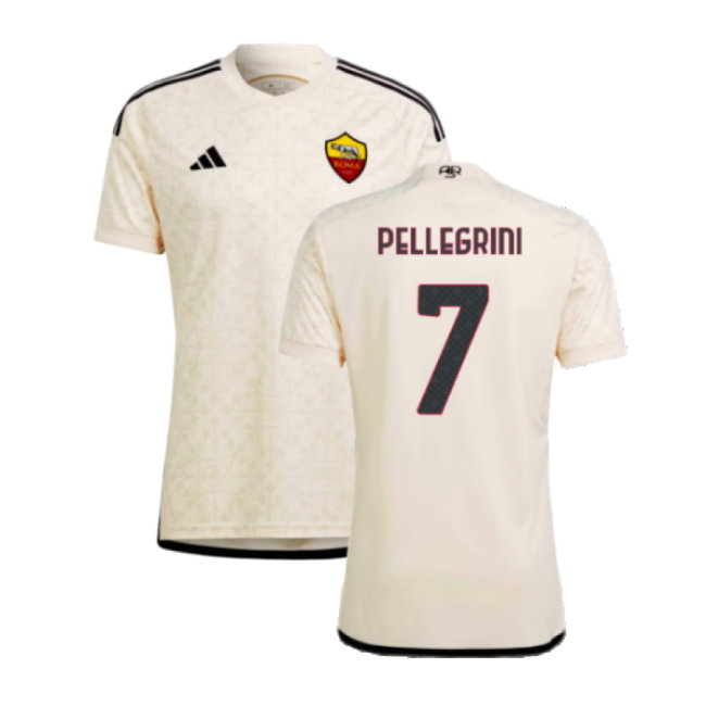 2023-2024 Roma Away Shirt (PELLEGRINI 7)-SoccerKits Hub | Buy Soccer Jerseys Online