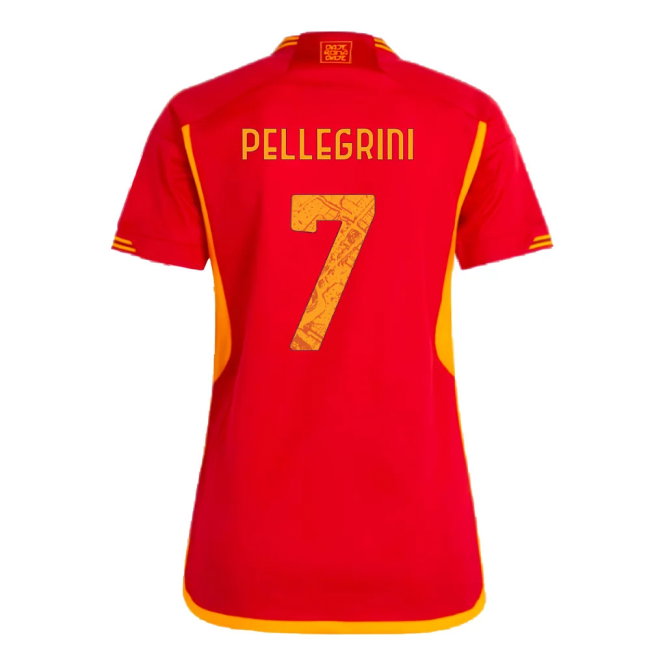 2023-2024 Roma Home Shirt (Ladies) (PELLEGRINI 7)-SoccerKits Hub | Buy Soccer Jerseys Online