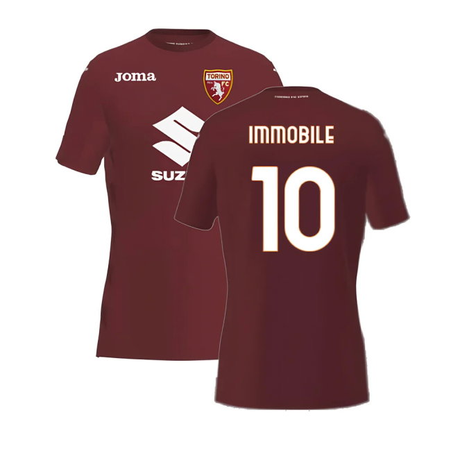 2023-2024 Torino Replica Home Shirt (IMMOBILE 10)-SoccerKits Hub | Buy Soccer Jerseys Online