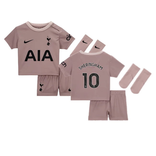 2023-2024 Tottenham Third Baby Kit (Sheringham 10)-SoccerKits Hub | Buy Soccer Jerseys Online