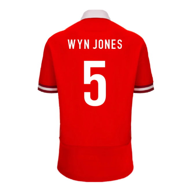 2023-2024 Wales Rugby Home Cotton Shirt (Wyn Jones 5)-SoccerKits Hub | Buy Soccer Jerseys Online