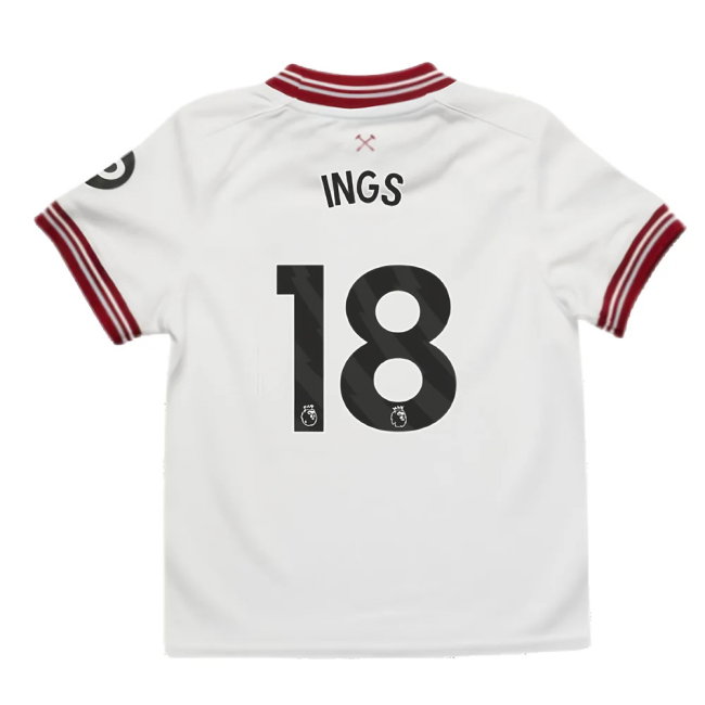 2023-2024 West Ham Away Infant Mini Kit (INGS 18)-SoccerKits Hub | Buy Soccer Jerseys Online