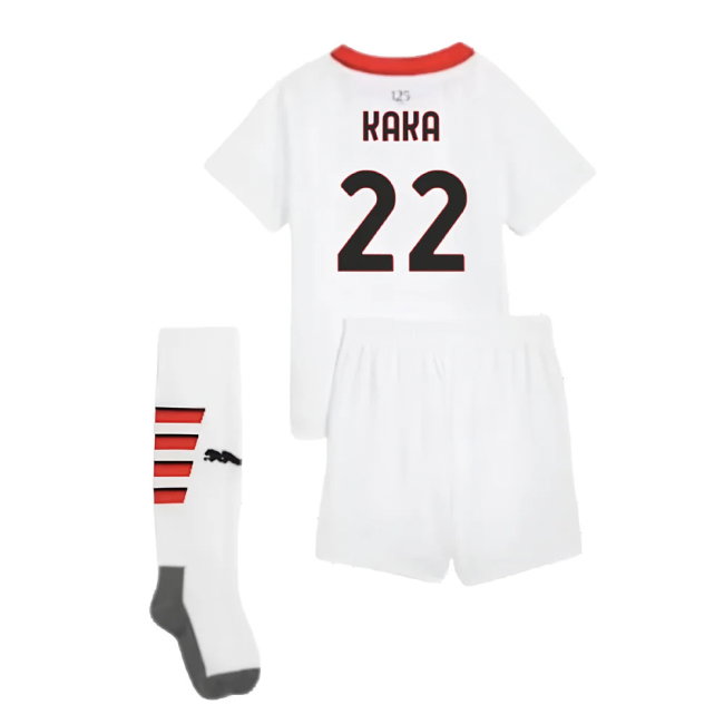 2024-2025 AC Milan Away Mini Kit (Kaka 22)-SoccerKits Hub | Buy Soccer Jerseys Online