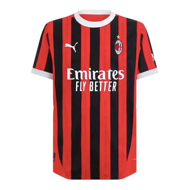 2024-2025 AC Milan Home Authentic Shirt (Kaka 22)-SoccerKits Hub | Buy Soccer Jerseys Online
