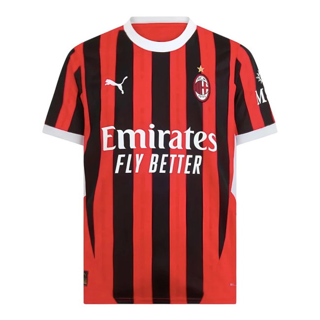 2024-2025 AC Milan Home Shirt (Giroud 9)-SoccerKits Hub | Buy Soccer Jerseys Online