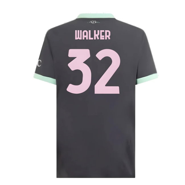 2024-2025 AC Milan Third Authentic Shirt (Walker 32)-SoccerKits Hub | Buy Soccer Jerseys Online