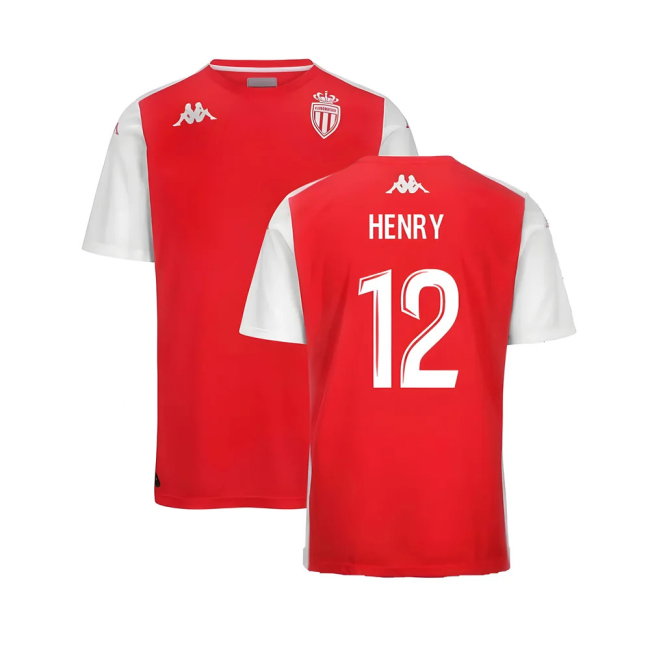 2024-2025 AS Monaco Player Training Shirt (Red) (Henry 12)-SoccerKits Hub | Buy Soccer Jerseys Online