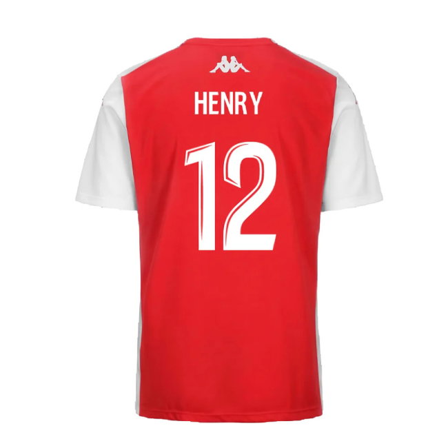 2024-2025 AS Monaco Player Training Shirt (Red) (Henry 12)-SoccerKits Hub | Buy Soccer Jerseys Online