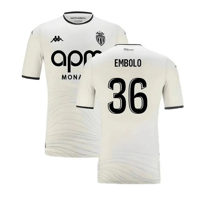 2024-2025 AS Monaco Third Shirt (Embolo 36)-SoccerKits Hub | Buy Soccer Jerseys Online