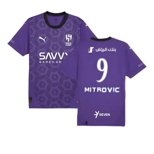 2024-2025 Al Hilal Third Shirt (Mitrovic 9)-SoccerKits Hub | Buy Soccer Jerseys Online