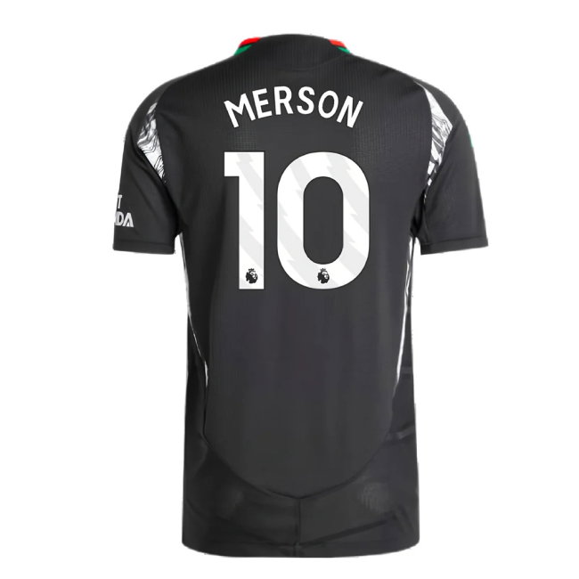 2024-2025 Arsenal Authentic Away Shirt (Merson 10)-SoccerKits Hub | Buy Soccer Jerseys Online
