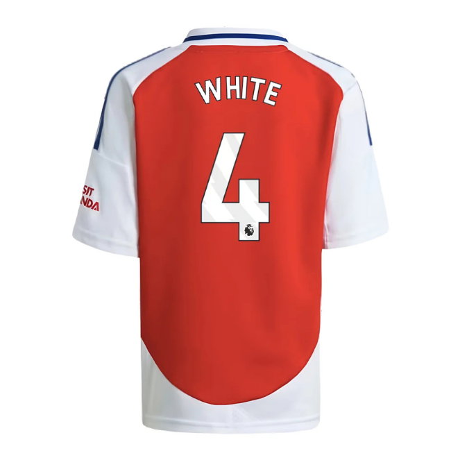2024-2025 Arsenal Home Mini Kit (White 4)-SoccerKits Hub | Buy Soccer Jerseys Online