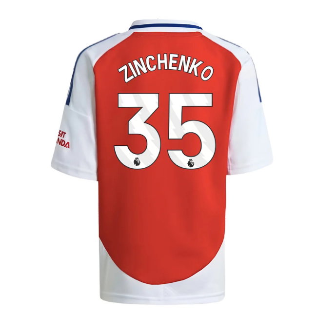 2024-2025 Arsenal Home Mini Kit (Zinchenko 35)-SoccerKits Hub | Buy Soccer Jerseys Online