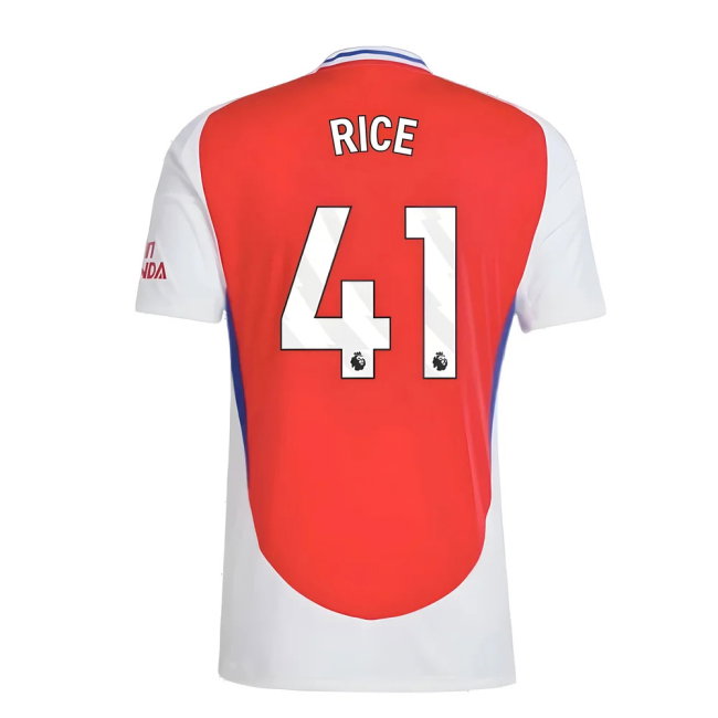 2024-2025 Arsenal Home Shirt (Rice 41)-SoccerKits Hub | Buy Soccer Jerseys Online