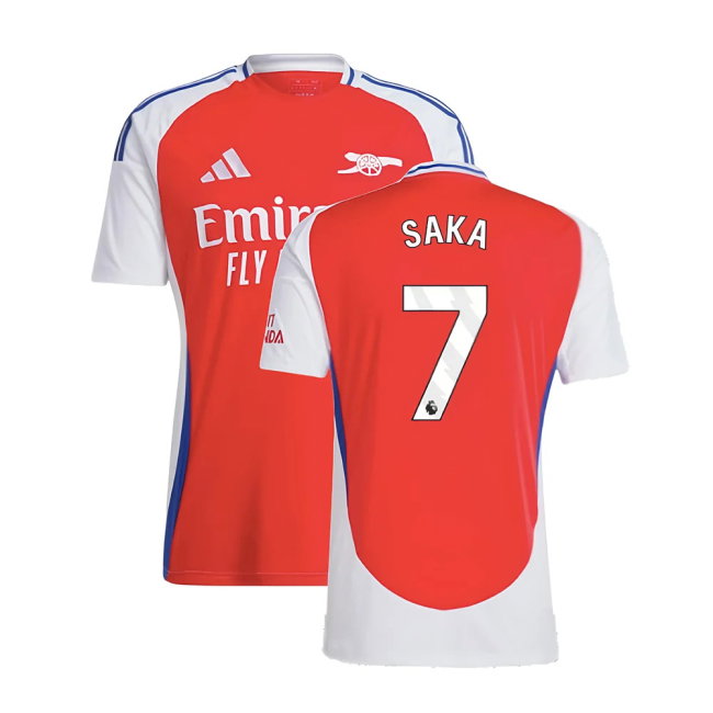 2024-2025 Arsenal Home Shirt (Saka 7)-SoccerKits Hub | Buy Soccer Jerseys Online