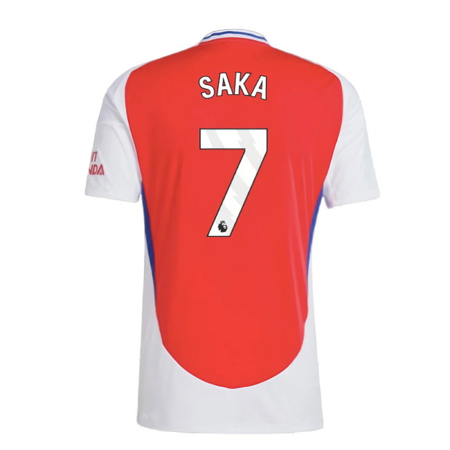 2024-2025 Arsenal Home Shirt (Saka 7)-SoccerKits Hub | Buy Soccer Jerseys Online