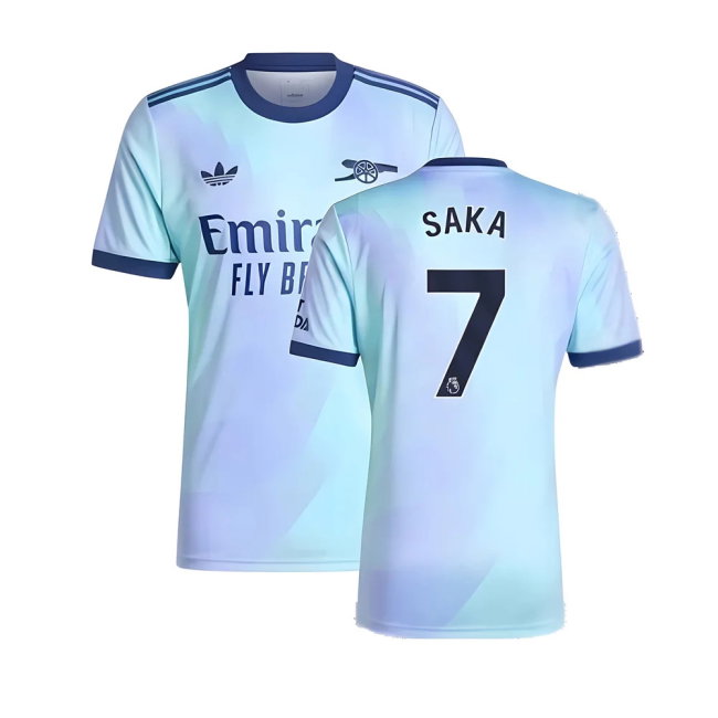 2024-2025 Arsenal Third Shirt (Saka 7)-SoccerKits Hub | Buy Soccer Jerseys Online