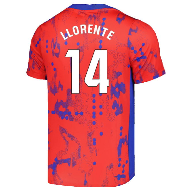 2024-2025 Atletico Madrid Dri-FIT Pre-Match Shirt (Red) (Llorente 14)-SoccerKits Hub | Buy Soccer Jerseys Online