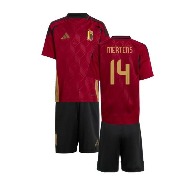 2024-2025 Belgium Home Mini Kit (Mertens 14)-SoccerKits Hub | Buy Soccer Jerseys Online