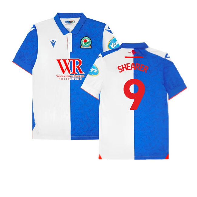 2024-2025 Blackburn Rovers Home Shirt (Shearer 9)-SoccerKits Hub | Buy Soccer Jerseys Online