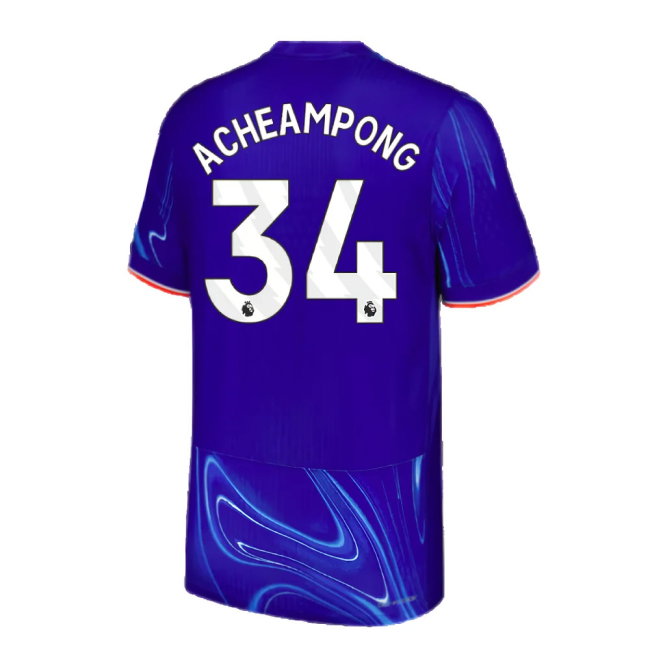 2024-2025 Chelsea Home Authentic Dri-Fit ADV Shirt (Acheampong 34)-SoccerKits Hub | Buy Soccer Jerseys Online
