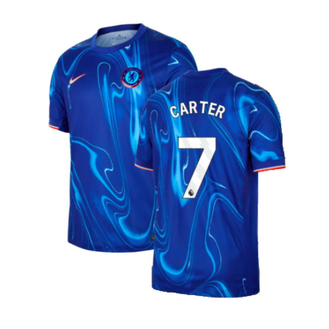 2024-2025 Chelsea Home Shirt (Carter 7)-SoccerKits Hub | Buy Soccer Jerseys Online