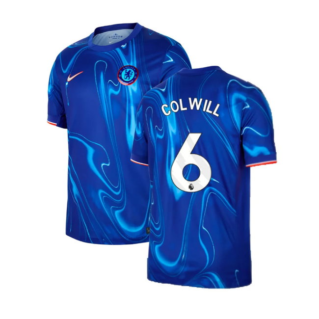 2024-2025 Chelsea Home Shirt (Colwill 6)-SoccerKits Hub | Buy Soccer Jerseys Online