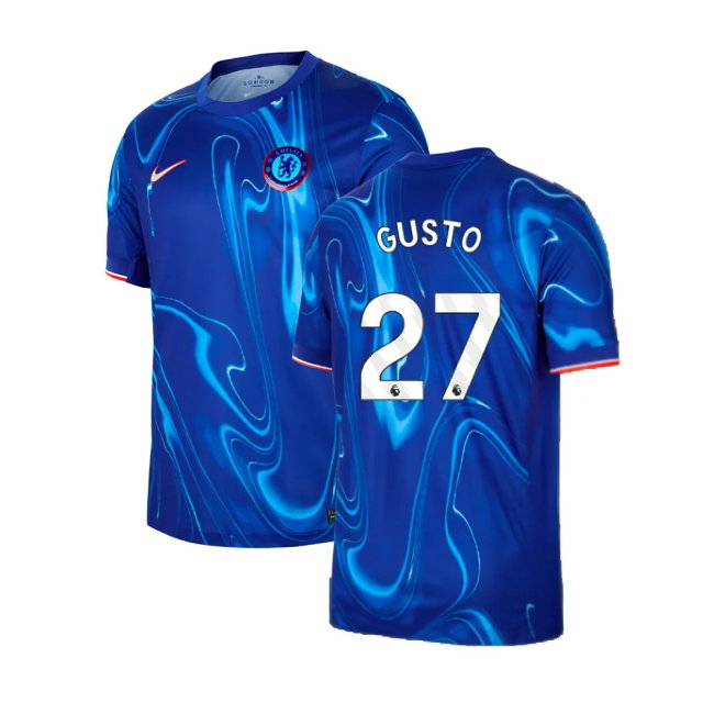 2024-2025 Chelsea Home Shirt (Gusto 27)-SoccerKits Hub | Buy Soccer Jerseys Online