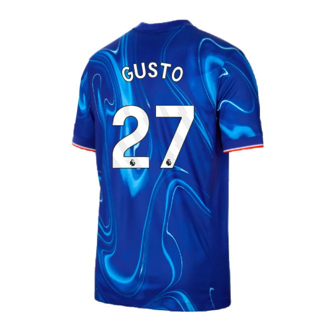 2024-2025 Chelsea Home Shirt (Gusto 27)-SoccerKits Hub | Buy Soccer Jerseys Online