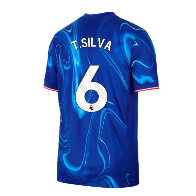 2024-2025 Chelsea Home Shirt (T.Silva 6)-SoccerKits Hub | Buy Soccer Jerseys Online
