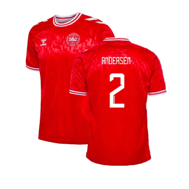 2024-2025 Denmark Home Shirt (Andersen 2)-SoccerKits Hub | Buy Soccer Jerseys Online