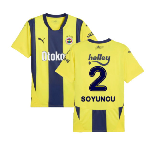 2024-2025 Fenerbahce Home Shirt (Soyuncu 2)-SoccerKits Hub | Buy Soccer Jerseys Online