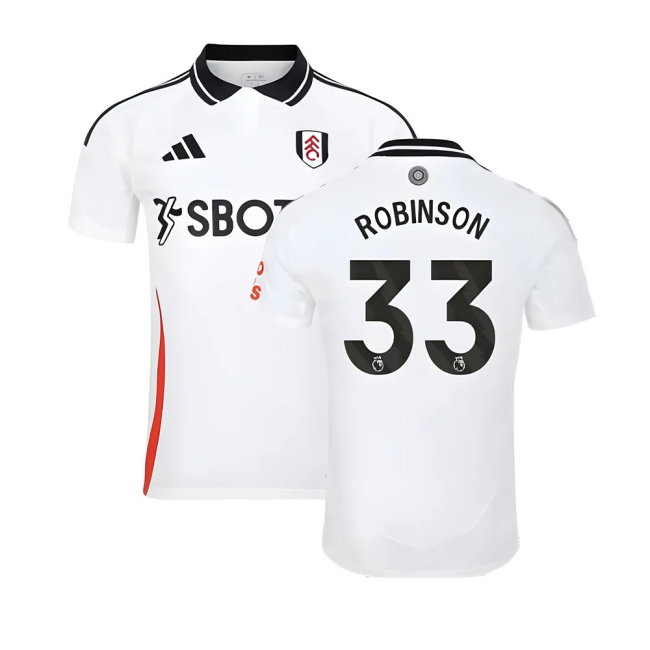 2024-2025 Fulham Home Shirt (Robinson 33)-SoccerKits Hub | Buy Soccer Jerseys Online
