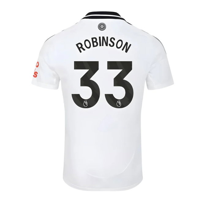 2024-2025 Fulham Home Shirt (Robinson 33)-SoccerKits Hub | Buy Soccer Jerseys Online