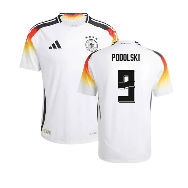 2024-2025 Germany Authentic Home Shirt (Podolski 9)-SoccerKits Hub | Buy Soccer Jerseys Online