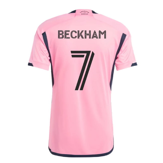 2024-2025 Inter Miami Authentic Home Shirt (Beckham 7)-SoccerKits Hub | Buy Soccer Jerseys Online