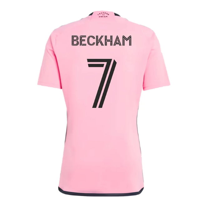 2024-2025 Inter Miami Home Shirt (Beckham 7)-SoccerKits Hub | Buy Soccer Jerseys Online