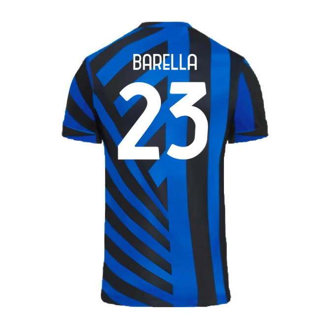 2024-2025 Inter Milan Home Shirt (Barella 23)-SoccerKits Hub | Buy Soccer Jerseys Online