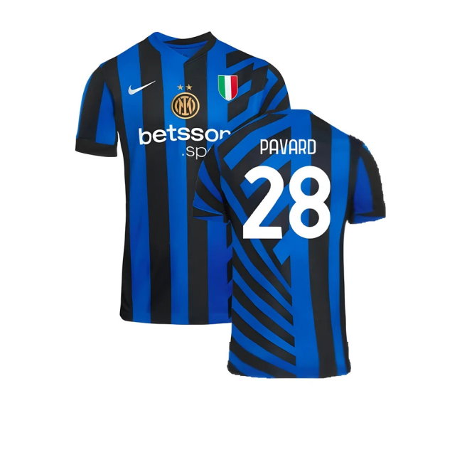 2024-2025 Inter Milan Home Shirt (Pavard 28)-SoccerKits Hub | Buy Soccer Jerseys Online