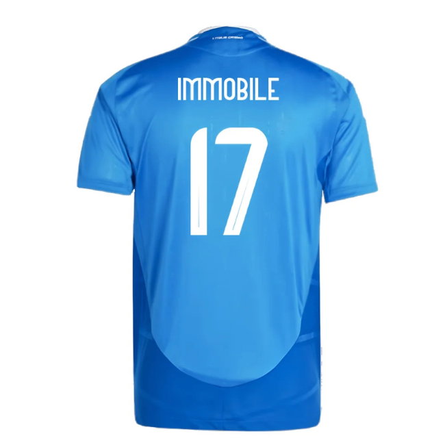 2024-2025 Italy Authentic Home Shirt (IMMOBILE 17)-SoccerKits Hub | Buy Soccer Jerseys Online