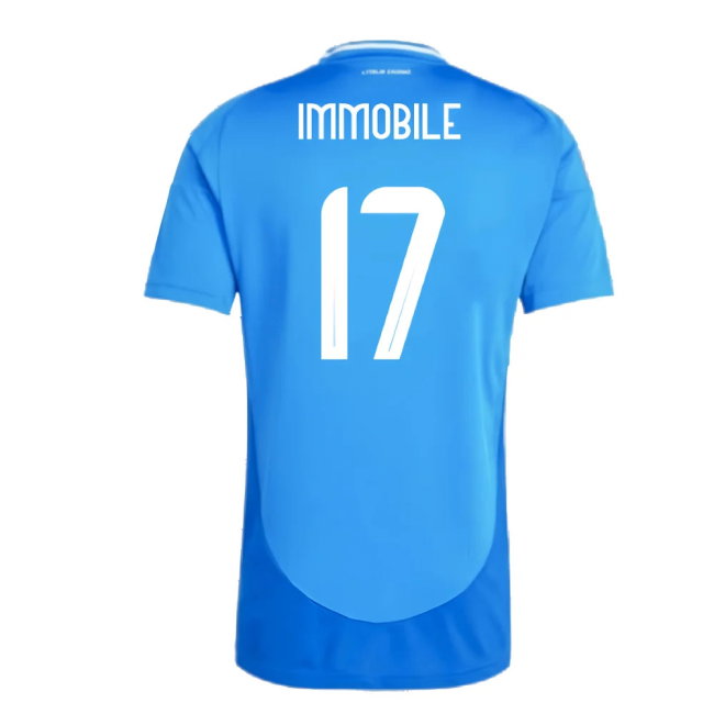 2024-2025 Italy Home Shirt (IMMOBILE 17)-SoccerKits Hub | Buy Soccer Jerseys Online