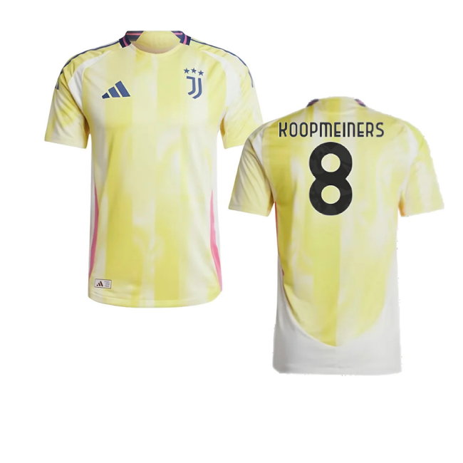 2024-2025 Juventus Authentic Away Shirt (Koopmeiners 8)-SoccerKits Hub | Buy Soccer Jerseys Online