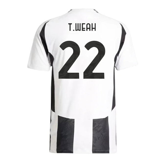 2024-2025 Juventus Authentic Home Shirt (T.Weah 22)-SoccerKits Hub | Buy Soccer Jerseys Online