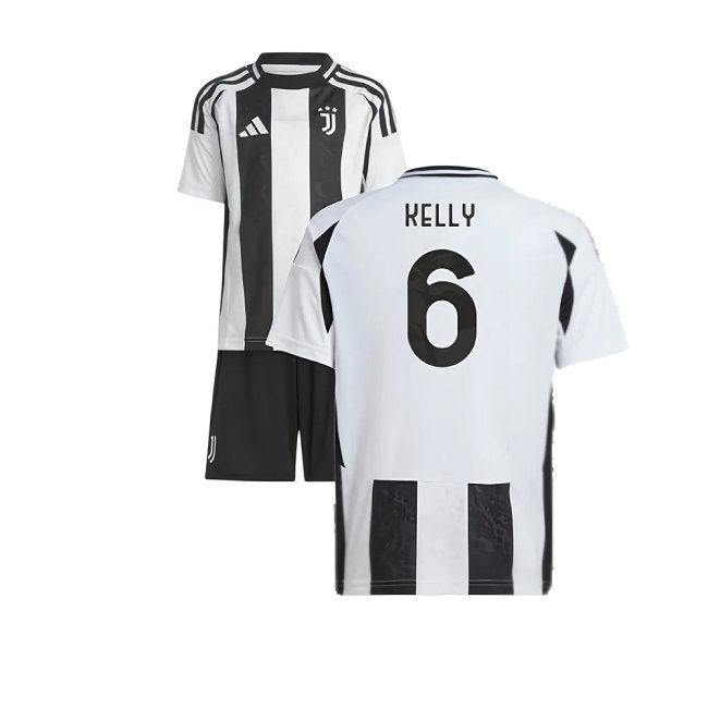 2024-2025 Juventus Home Mini Kit (Kelly 6)-SoccerKits Hub | Buy Soccer Jerseys Online