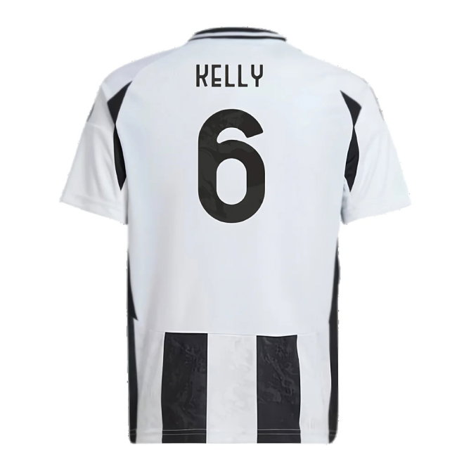 2024-2025 Juventus Home Shirt (Kids) (Kelly 6)-SoccerKits Hub | Buy Soccer Jerseys Online