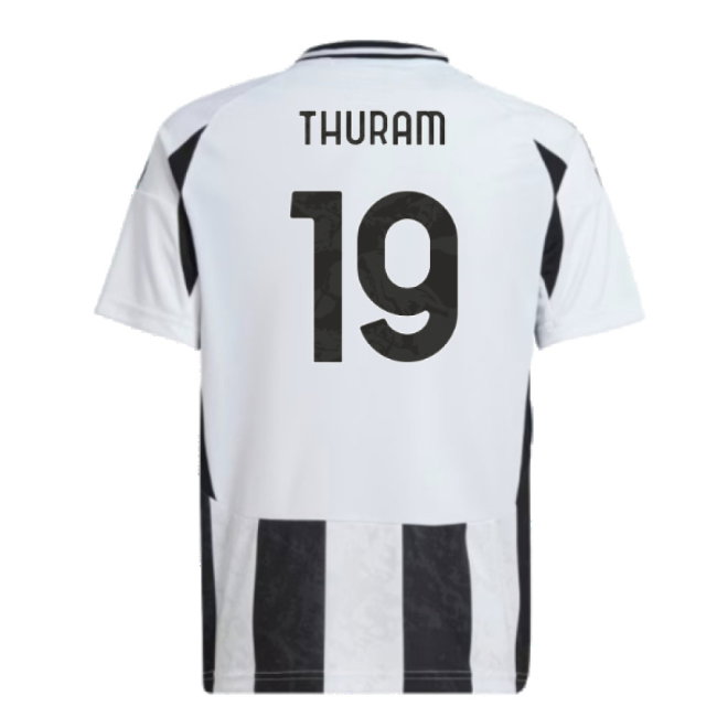2024-2025 Juventus Home Mini Kit (Thuram 19)-SoccerKits Hub | Buy Soccer Jerseys Online