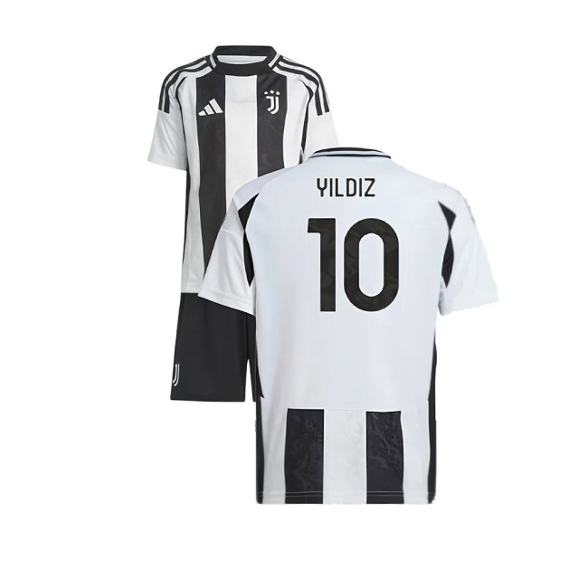 2024-2025 Juventus Home Mini Kit (Yildiz 10)-SoccerKits Hub | Buy Soccer Jerseys Online